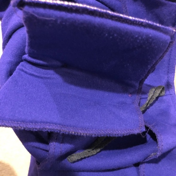 Vintage long sleeve Purple expo petite dress with shoulder pads - Picture 8 of 8